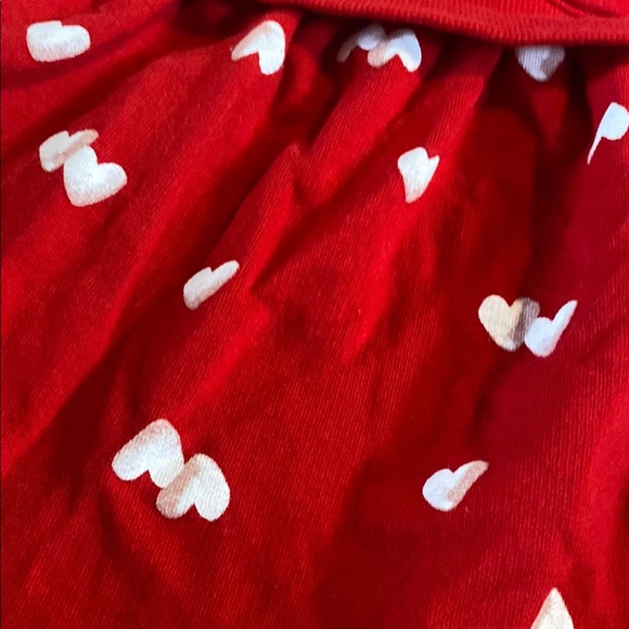 Red Dress with Heart Pattern - Picture 5 of 7